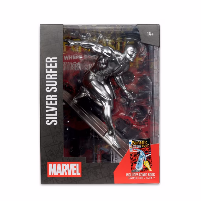 GameStop McFarlane Toys Marvel Collection Fantastic Four Silver Surfer (issue 72) 1:6th Scale Figure
