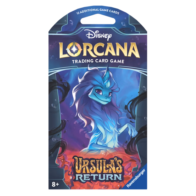 GameStop Disney Lorcana Trading Card Game: Ursula's Return Chapter 4 Booster Pack (Styles May Vary)