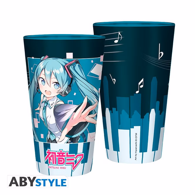 GameStop ABYstyle Hatsune Miku Millenium 14 oz Large Glass