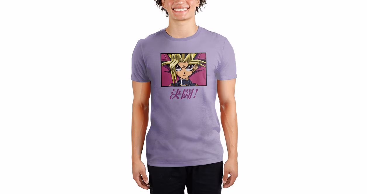 GameStop Yu-Gi-Oh! Yami Yugi Unisex Purple Short Sleeve T-Shirt