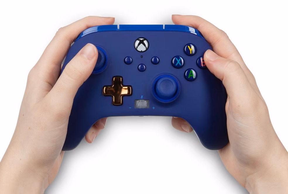 GameStop PowerA Enhanced Wired Controller for Xbox Series X/S - Midnight Blue