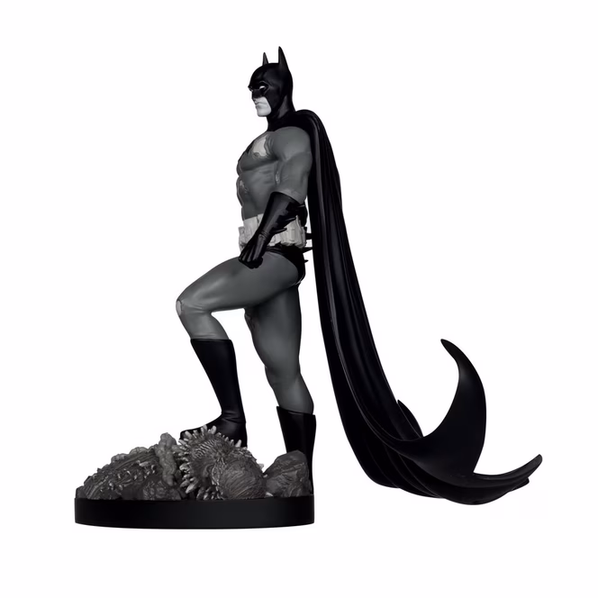 GameStop McFarlane Toys DC Direct Batman by Bjorn Barends (Batman Black and White) 1:10 Scale Resin Statue