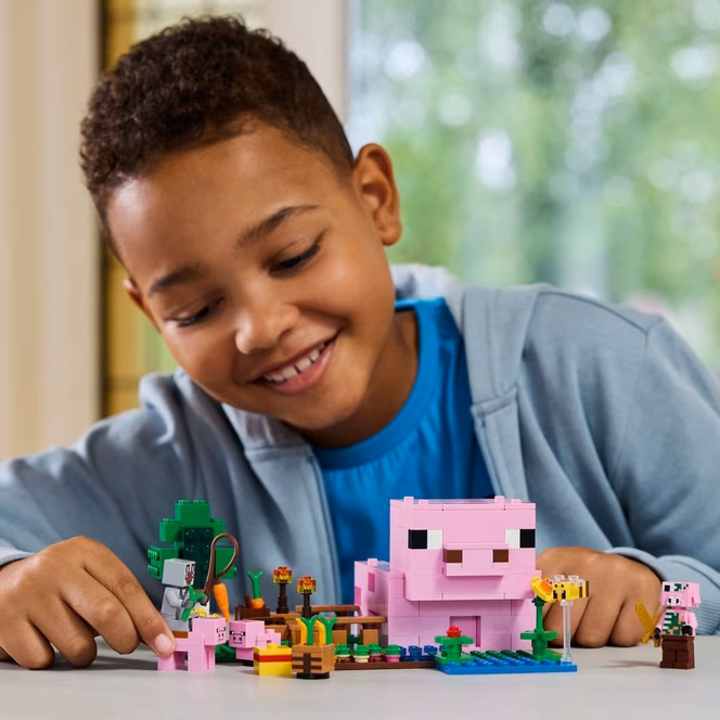 GameStop LEGO Minecraft The Baby Pig House Building Playset 21268