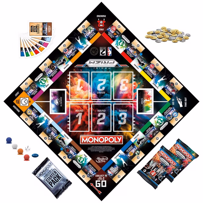 GameStop Monopoly Prizm: NBA 2nd Edition Board Game