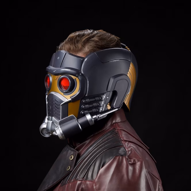 GameStop Hasbro Marvel Legends Series The Infinity Saga Star-Lord Premium Roleplay Electronic Helmet
