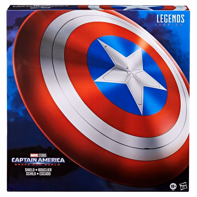 GameStop Hasbro Marvel Legends Series Captain America: Brave New World Captain America Shield Replica