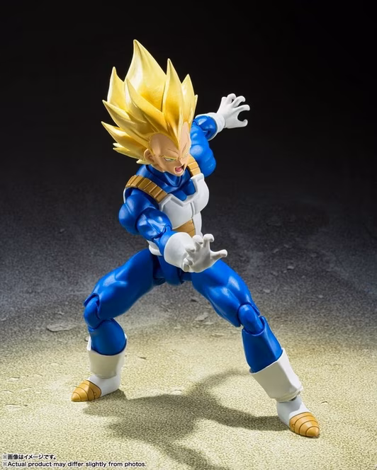 GameStop Bandai Spirits Dragon Ball Z Super Saiyan Vegeta (Awakened Super Saiyan Blood) S.H. Figuarts Action Figure