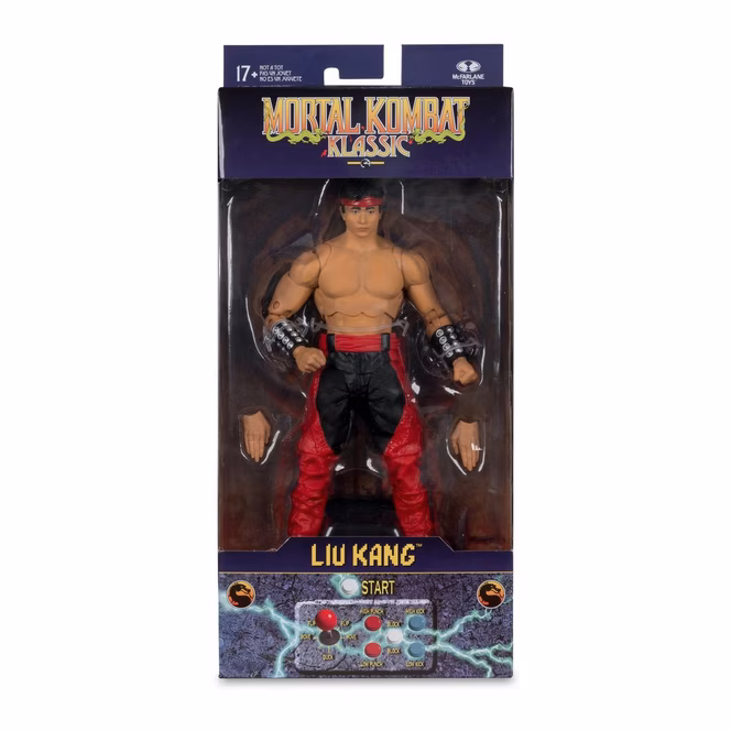 GameStop McFarlane Toys Mortal Kombat Klassic Liu Kang 7-in Scale Figure