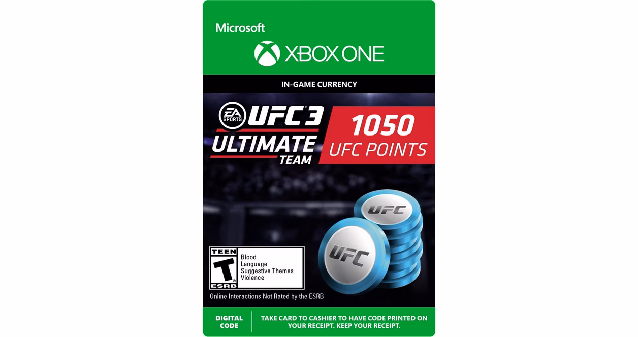 GameStop EA Sports UFC 3 1,050 Ultimate Team Points