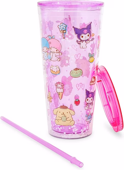 GameStop Sanrio Hello Kitty and Friends Toss Pattern 32oz Confetti Cold Cup