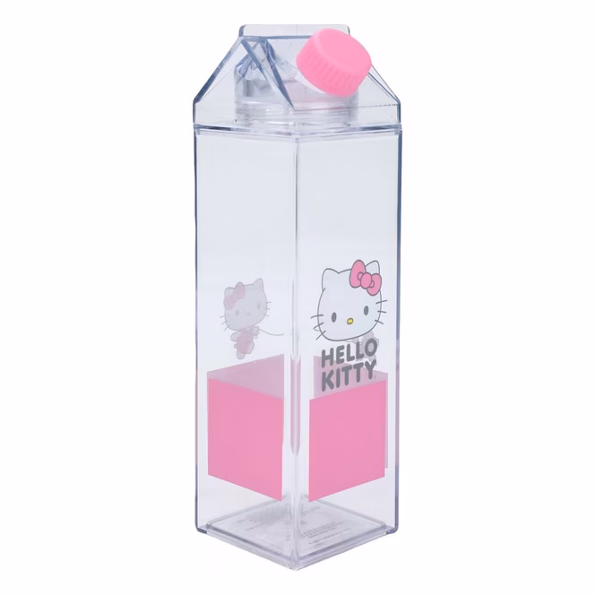 GameStop Hello Kitty Character 16 Oz Plastic Milk Carton