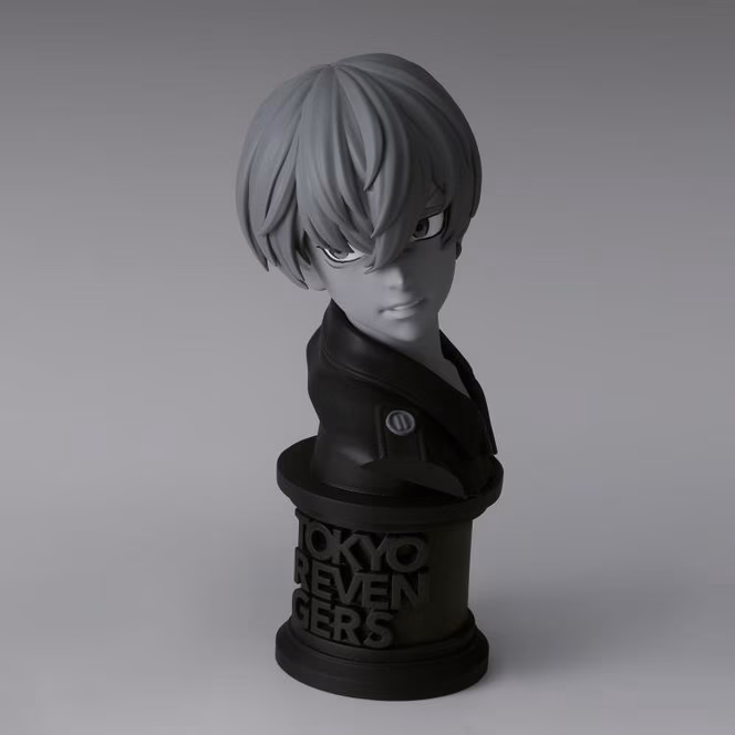 GameStop Banpresto Tokyo Revengers Faceculptures Chifuyu (Version B) 4.3-in Statue