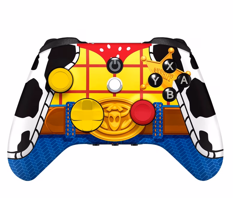 GameStop CANDY CON x Disney Toy Story Woody Combo Pack Controller Kit GameStop Exclusive