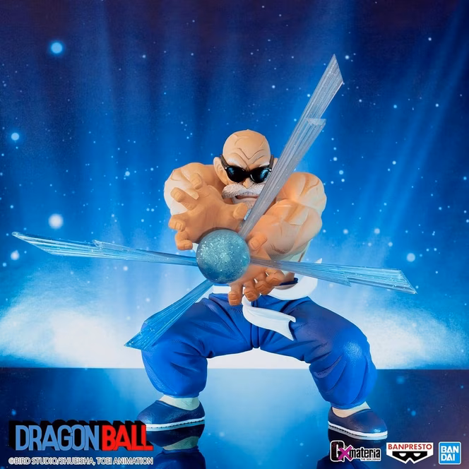 GameStop Banpresto Dragon Ball Z Master Roshi (Materia Kamesennin) 5.1-in Statue