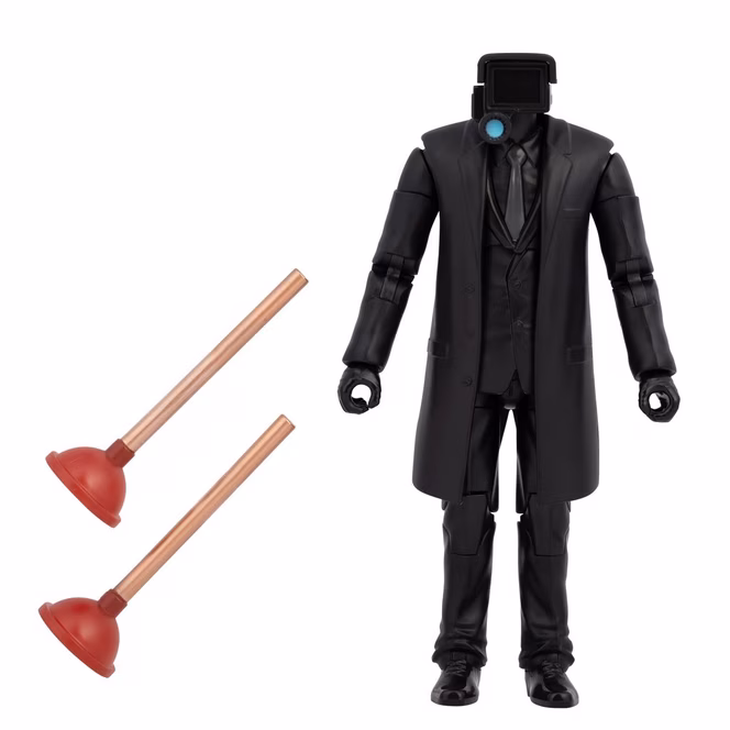 GameStop Skibidi Toilet Deluxe 6-in Action Figure Set