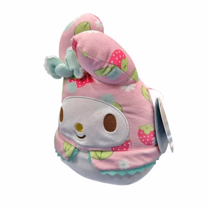 GameStop Squishmallows Sanrio Hello Kitty and Friends My Melody (Strawberry Florals) 8-in Plush