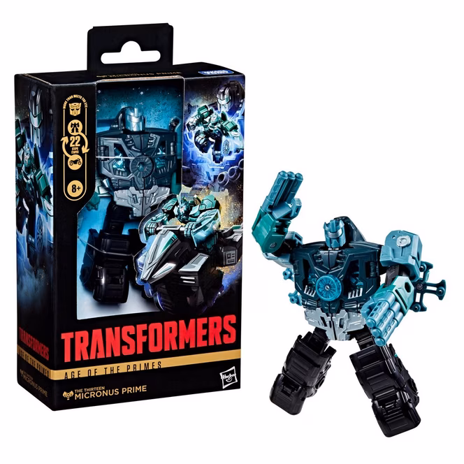 GameStop Hasbro Transformers Age of the Primes Thirteen Micronus Prime Deluxe Class 5.5-In Action Figure