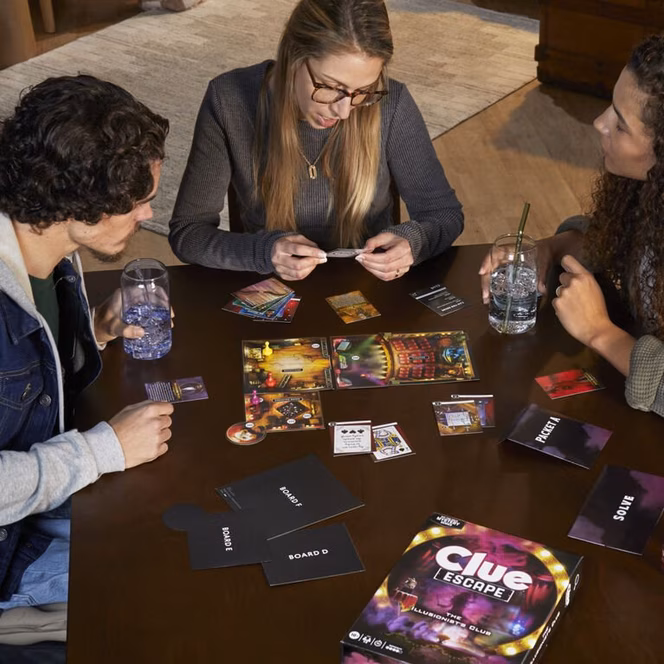 GameStop Clue Escape The Illusionists Club Board Game