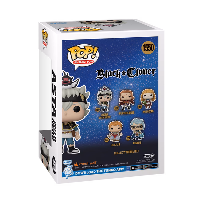 GameStop Funko POP! Animation: Black Clover Asta with Nero 5-in Vinyl Figure