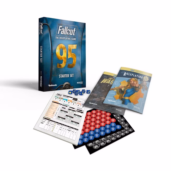 GameStop Fallout: The Roleplaying Game Starter Set Board Game