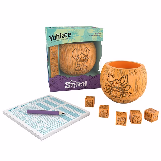 GameStop YAHTZEE Disney Stitch Board Game
