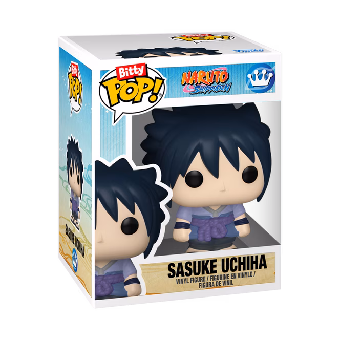 GameStop Funko Bitty POP!: Naruto: Shippuden 0.9-in Vinyl Figure Set 4-Pack (Kakashi Hatake, Sakura Haruno, Sasuke Uchiha, and Naruto Uzumaki)