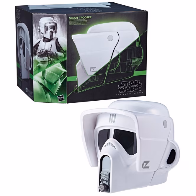 GameStop Hasbro Star Wars: The Black Series Scout Trooper Premium Electronic Helmet