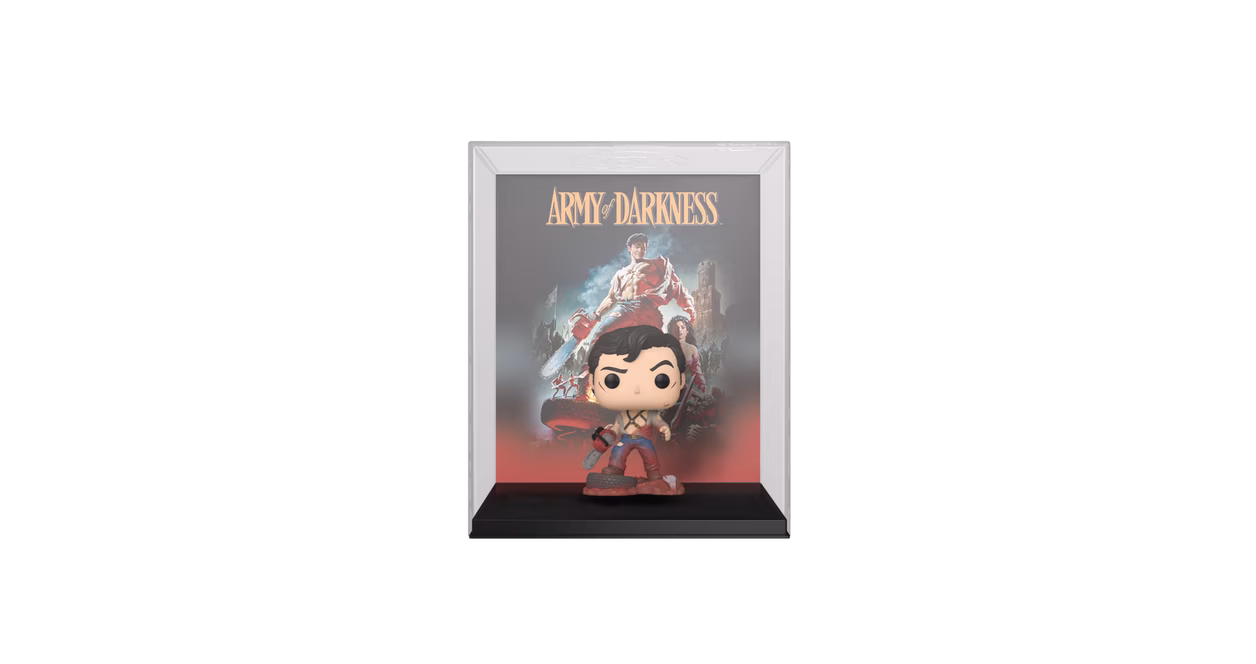 GameStop Funko POP! DVD Cover: Army of Darkness Ash Williams 4.35-in Vinyl Figure GameStop Exclusive