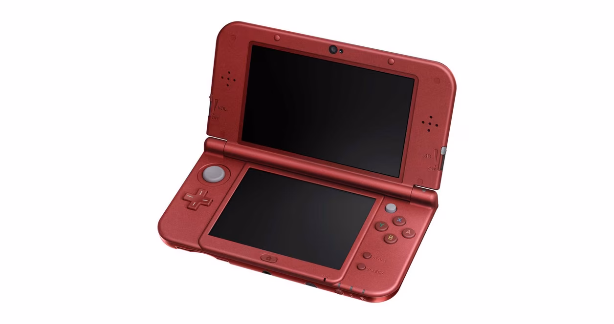 GameStop New Nintendo 3DS XL Handheld Console - Red