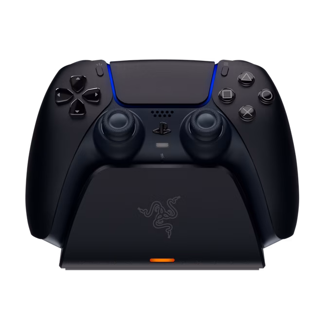 GameStop Razer Quick Charging Stand for PlayStation 5 DualSense Wireless Controller Black
