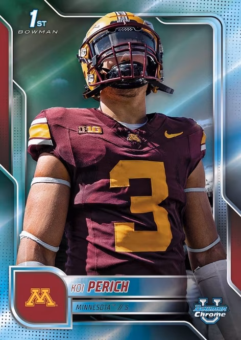 GameStop 2025 Topps Bowman Chrome University Football Value Box