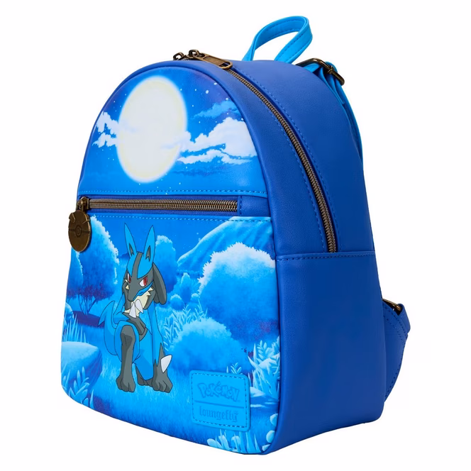 GameStop Loungefly Pokemon Lucario Mini Backpack GameStop Exclusive