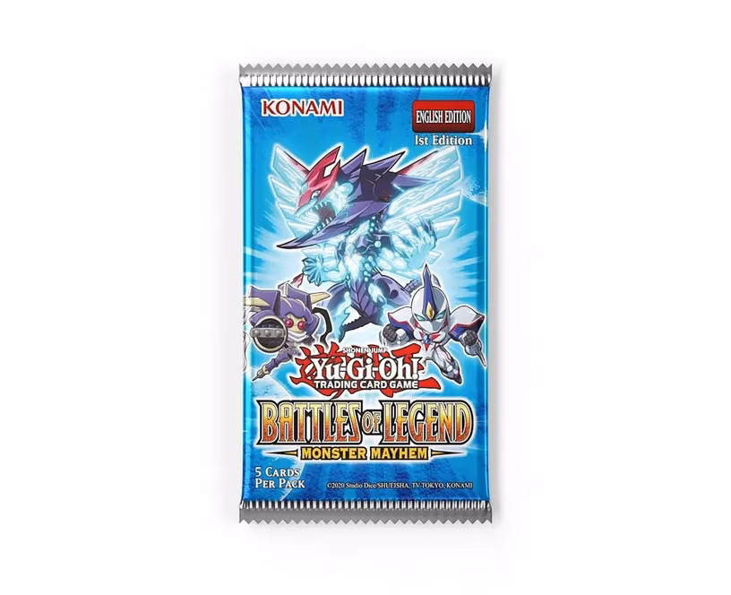GameStop Yu-Gi-Oh! Trading Card Game: Battles of Legend Monster Mayhem Booster Display Box