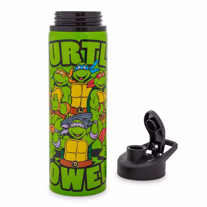 GameStop Teenage Mutant Ninja Turtles Turtle Power Stainless Steel Water Bottle
