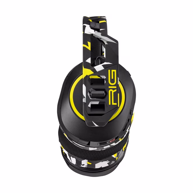 GameStop RIG 600 PRO HS Dual Wireless Gaming Headset with Wicked Cushions for PlayStation 4/5, Nintendo Switch and PC - Limited Edition Acid Camo