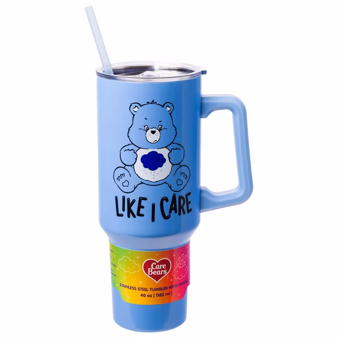 GameStop Care Bear Grumpy Like I Care Stainless Steel 40oz Tumbler
