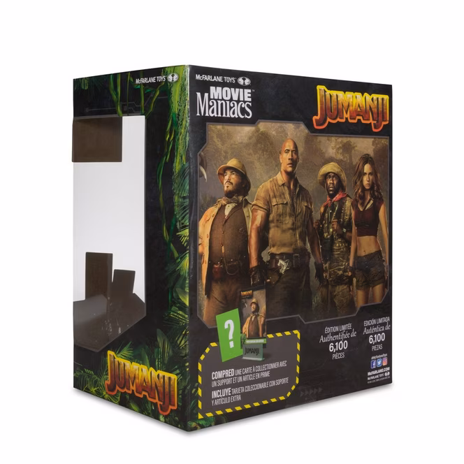 GameStop McFarlane Toys Movie Maniacs: Jumanji Professor Sheldon Oberon 6-in Statue
