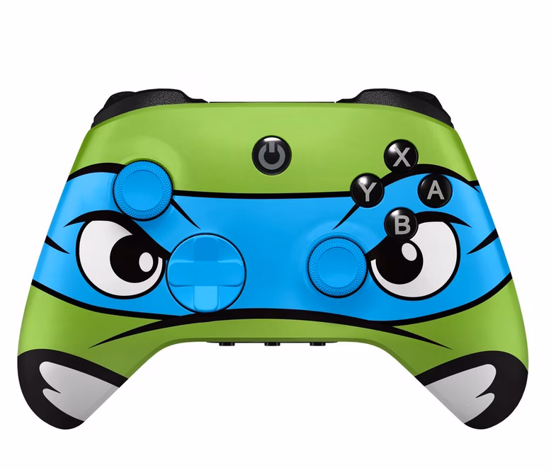 GameStop CANDY CON Teenage Mutant Ninja Turtles Leonardo Combo Pack Controller Kit GameStop Exclusive