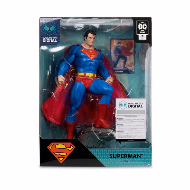 GameStop McFarlane Toys DC Direct Superman Man of Steel 12-in Statue