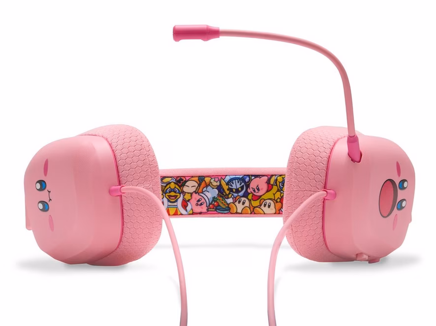 GameStop PowerA Wired Stereo Headset for Nintendo Switch - Kirby Mouthful