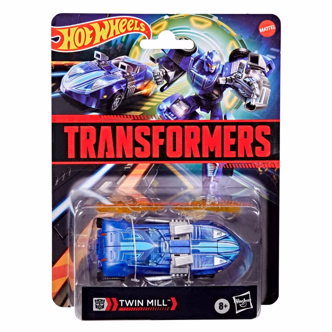 GameStop Hasbro Transformers  Deluxe Class Hot Wheels x Transformers Twin Milla 5-In Action Figure