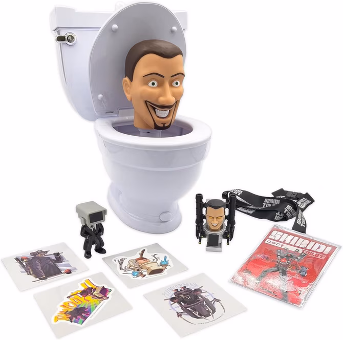GameStop Skibidi Toilet Mystery Surprise Toilet Series 1 (Styles May Vary)