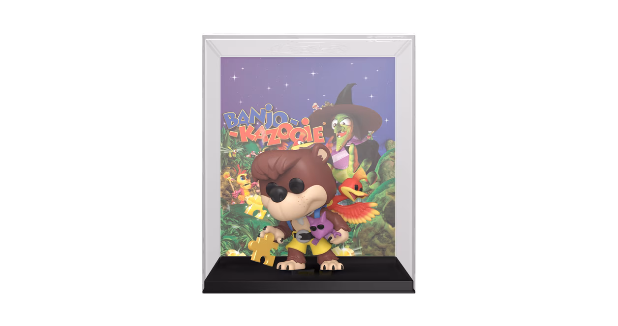 GameStop Funko POP! Game Cover: Banjo Kazooie - Banjo and Pop! Kazooie 3.6-in Vinyl Figure GameStop Exclusive