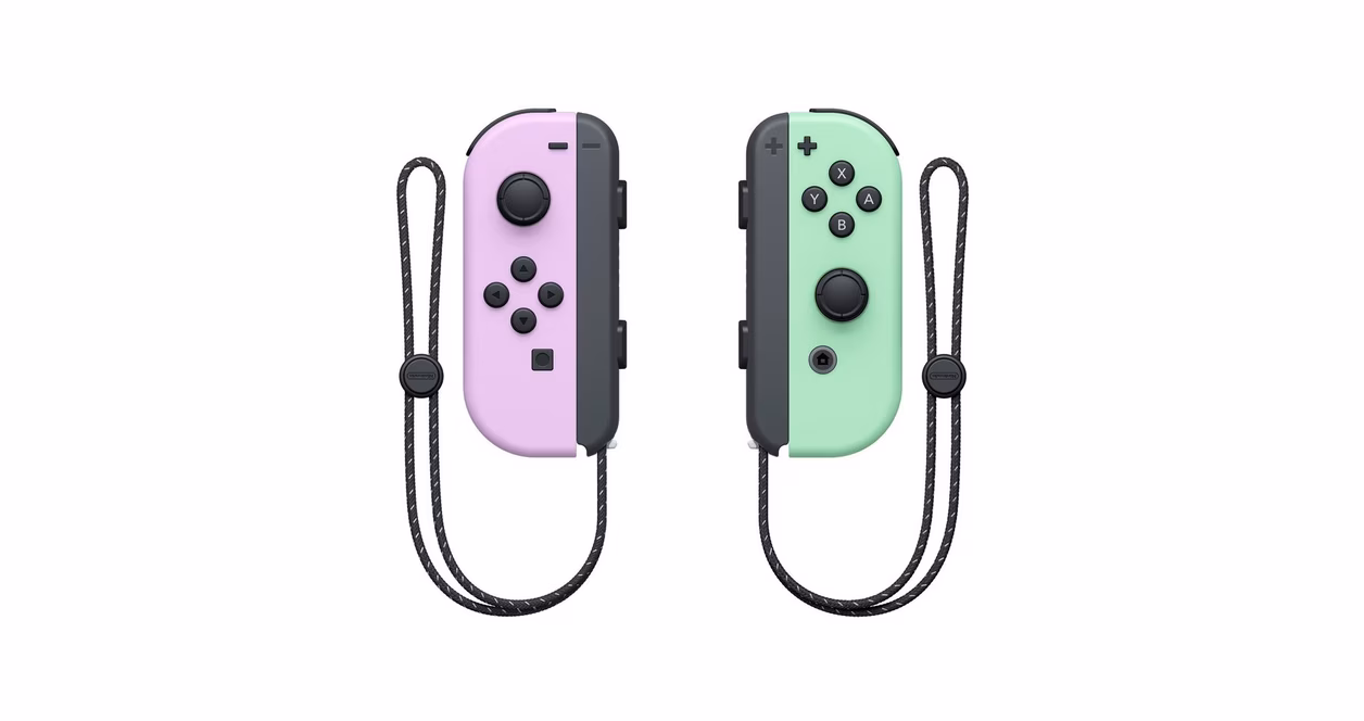 GameStop Nintendo Switch Joy-Con(L)/(R) - Pastel Purple/Pastel Green