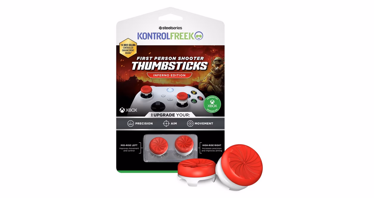 GameStop KontrolFreek FPS Precision Aim Thumbstick for Xbox Series X/S and Xbox One - Inferno