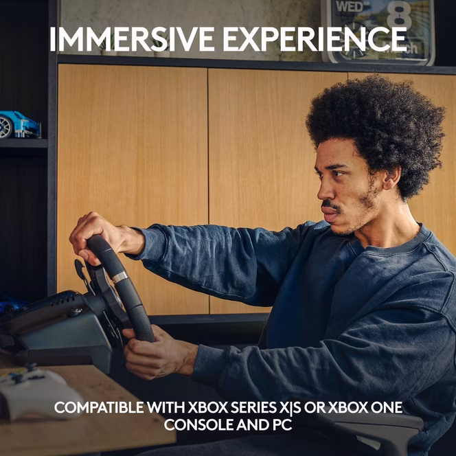 GameStop Logitech G920 Driving Force Racing Wheel for Xbox One and PC