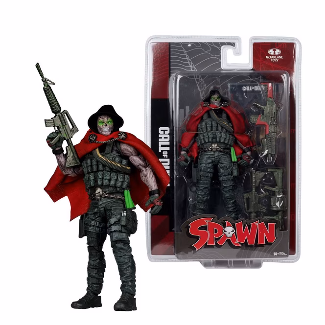 GameStop McFarlane Toys Call Of Duty: Modern Warfare 2 Burned Spawn 7-in Action Figure