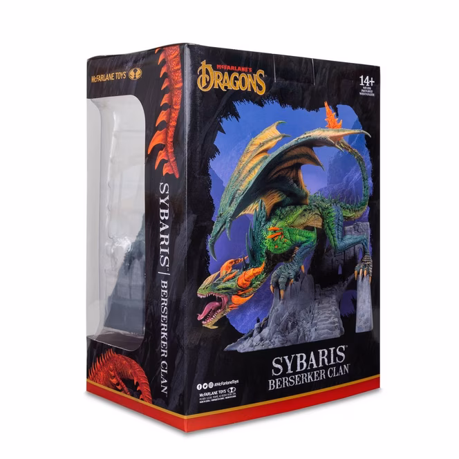 GameStop McFarlane Toys Dragons Series 8 Sybaris (Berserker Clan) 11-in Statue
