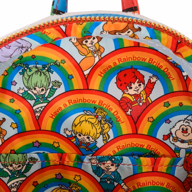 GameStop Loungefly Rainbow Brite Twink Plush Cosplay Light Up Mini Backpack