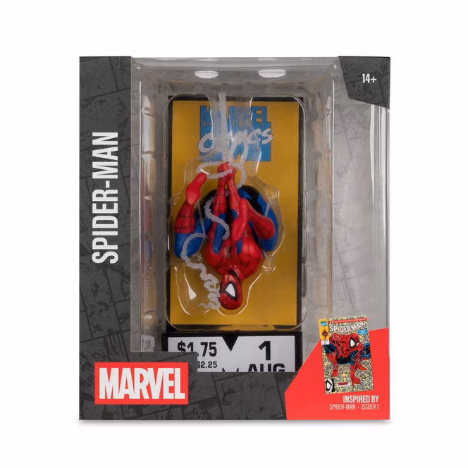 GameStop McFarlane Toys Collection Marvel Spider-Man (Issue 1, Box Artwork) 1:10th Statue